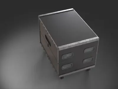 caseslant 8 vol flightcase 3D model