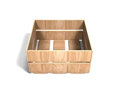 Storage Wooden Box 3D model