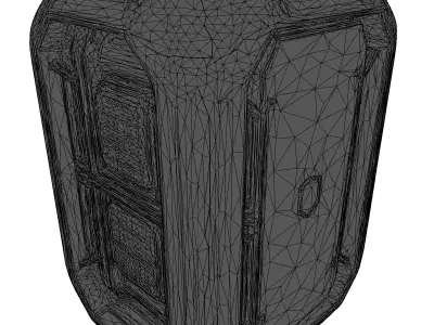 Futuristic SciFi Power Cell Container 3D model