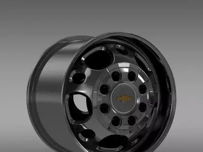 Chevrolet Silverado 2500HD2wd crew 2008 rim 3D model