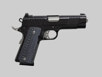 MAGNUM DESERT EAGLE 1911 g 45ACP Low-poly 3D model