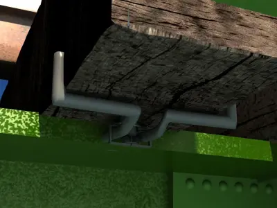 train and bridge 3D model