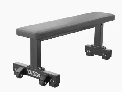 Technogym Flat Bench Pure 3D model