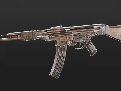StG 44 - Post Apocalyptic Series Low-poly 3D model