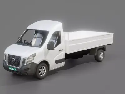 Nissan NV 400 Flatbed 3D model