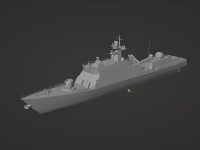 Yoon Youngha-class Patrol Missile Vessel 3D model
