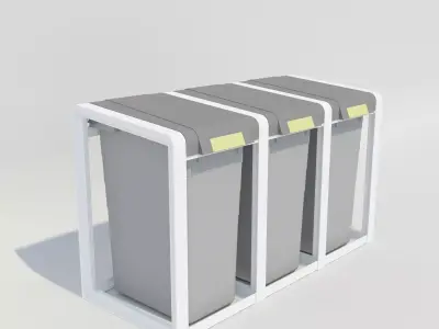 Trash ProfiLine oko 35 - Hailo 3D model