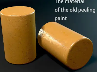 Material of the old peeling paint Texture