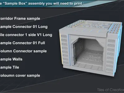 TILES OF CREATION  updated Sample files  Free 3D print model