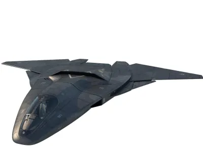  Concept futuristic fighter 