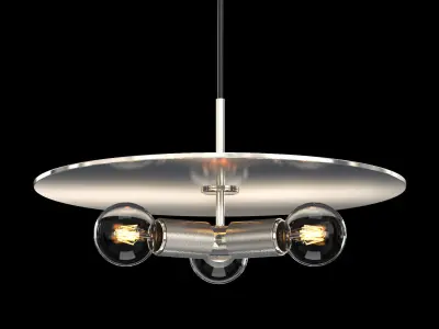 UTILITAIRE DISK TRIPLE PENDANT 3D model