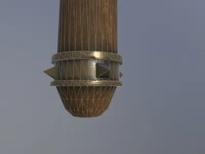 Small Viking Axe  Low-poly 3D model