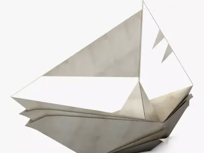 Boat Paper v 1 3D model