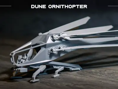 Dune Ornithopter Free 3D print model purchase
