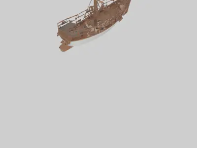 Boat Deck model 3D model