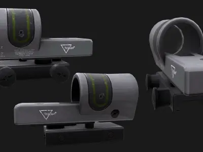 Reflex RX34 Low-poly 3D model