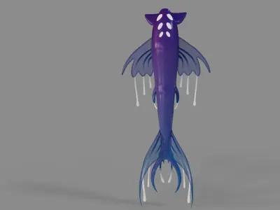 FISH FANTASY  Low-poly 3D model