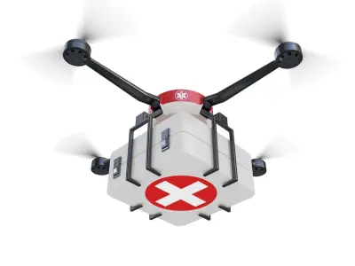 Medical Drone 3D model buy