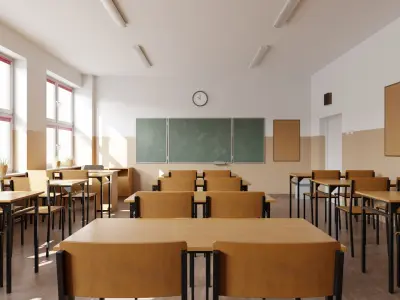 Classroom 3D model buy