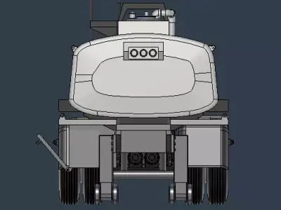 Old Roman tanker  3D print model