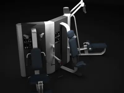Multistation Wall Machine 3D model purchase
