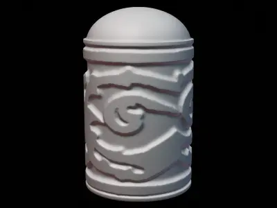 Caucasian or Cossack Gazyr Bag 3D print model