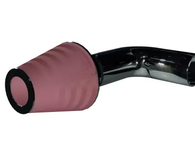Air Intake Filter Metal and Plastic Car Parts Low-poly 3D model