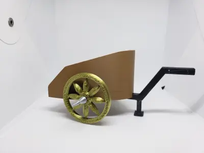 Chariot wooden cart Free 3D print model