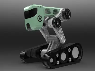 Tread Bot 2 0 3D print model