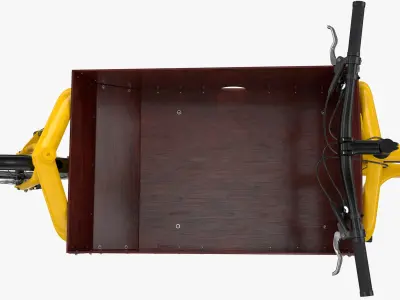 Cargo Bike with Box 3D model