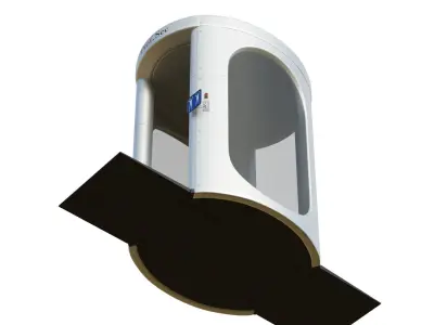 Airport X-ray Full Body Low-poly 3D model