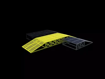 modular ramp set 02 3D model