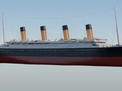 RMS Titanic  3D model