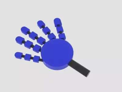  Round Robot Arm  3D model