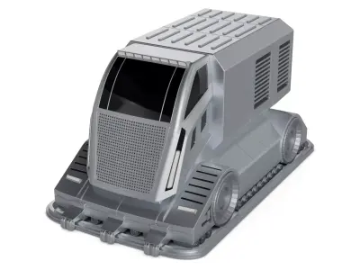 Ice Resurfacing Machine 3D model from CGTrader