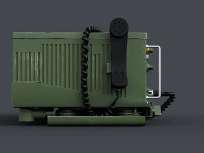 Radio System ANVRC-47 3D model