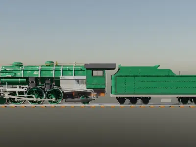 Southern Ps-4 Pacific 4-6-2 3D model