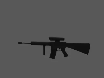 shooter Free low-poly 3D model