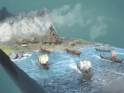 Viking Bay  3D model