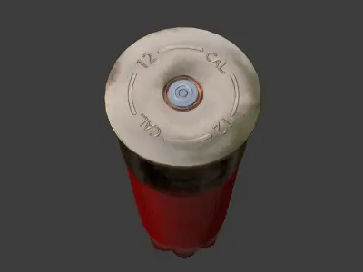 Shotgun ammo Low-poly 3D model purchase