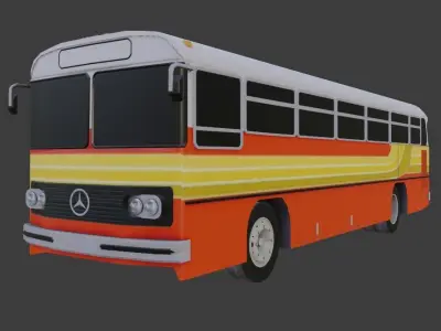 Mercedes Benz Monobloco O-362 Low-poly 3D model