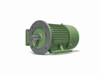 90S B35 Left IEC electric motor - 3D CAD model 3D model