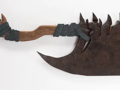 Battle Axe 3D model 13