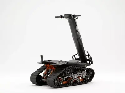 DTV Shredder All-Terrain Dual-Tracked Vehicle Low-poly 3D model