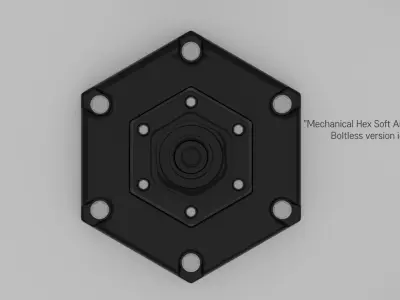 6 Non-SUBD Mechanical Details Pt 1 FBX OBJ BLEND 3D model