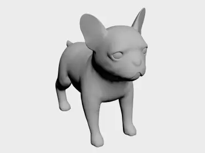 puppy-dog cocept Low-poly 3D model