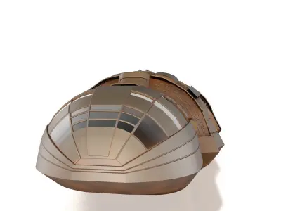 spaceship Free low-poly 3D model