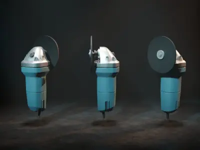 grinding machine01 3D model