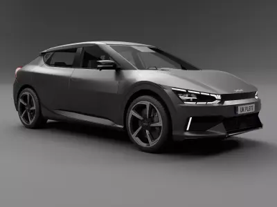 Kia Ev6 Gt Free low-poly 3D model