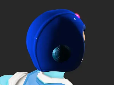 Megaman Model X Basic Helmet 3D model